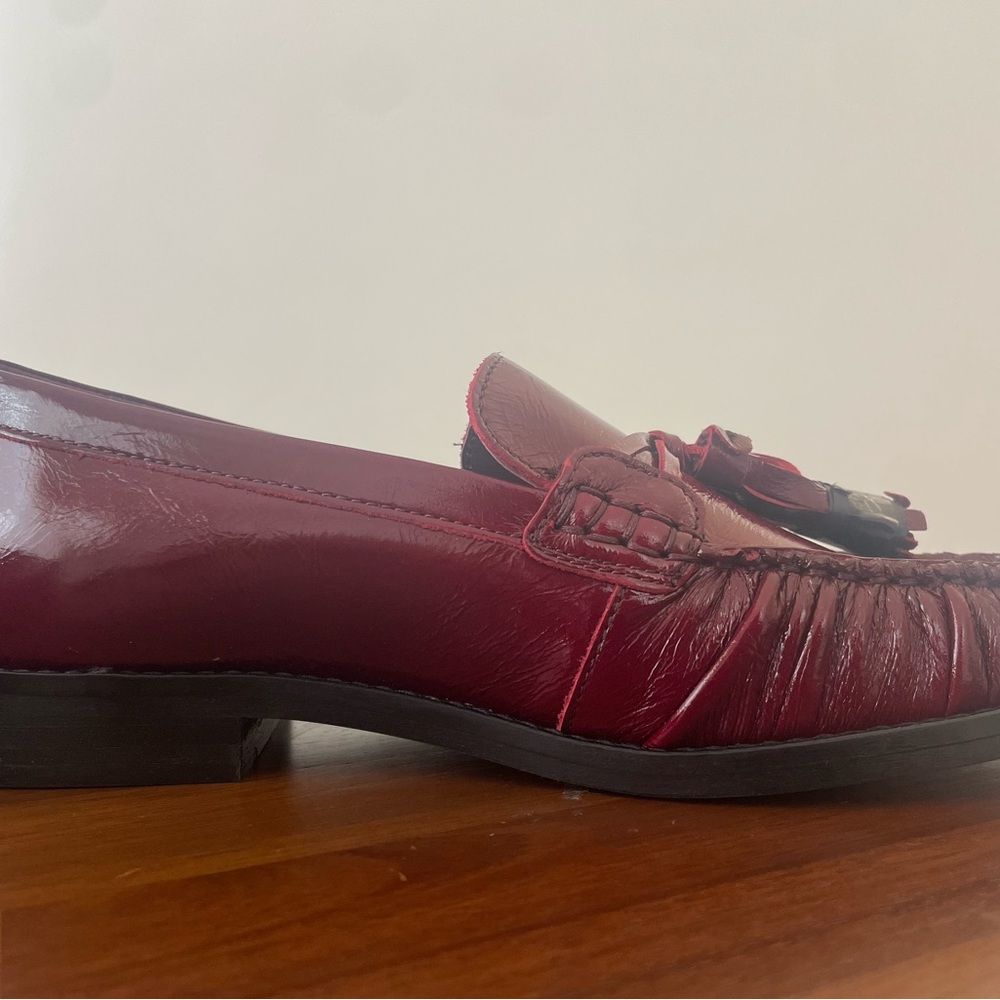 ALOHAS Burgundy Marietta Onix Leather Loafer - Picture 5 of 6